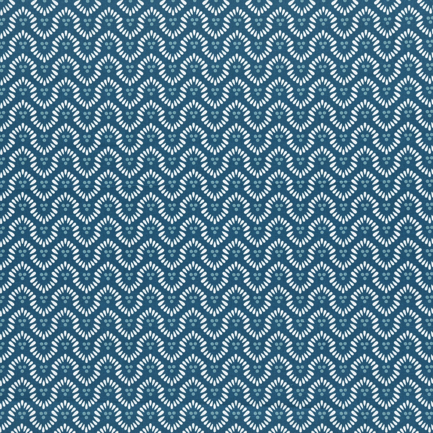 Wynford fabric in navy color - pattern number AF23149 - by Anna French in the Willow Tree collection