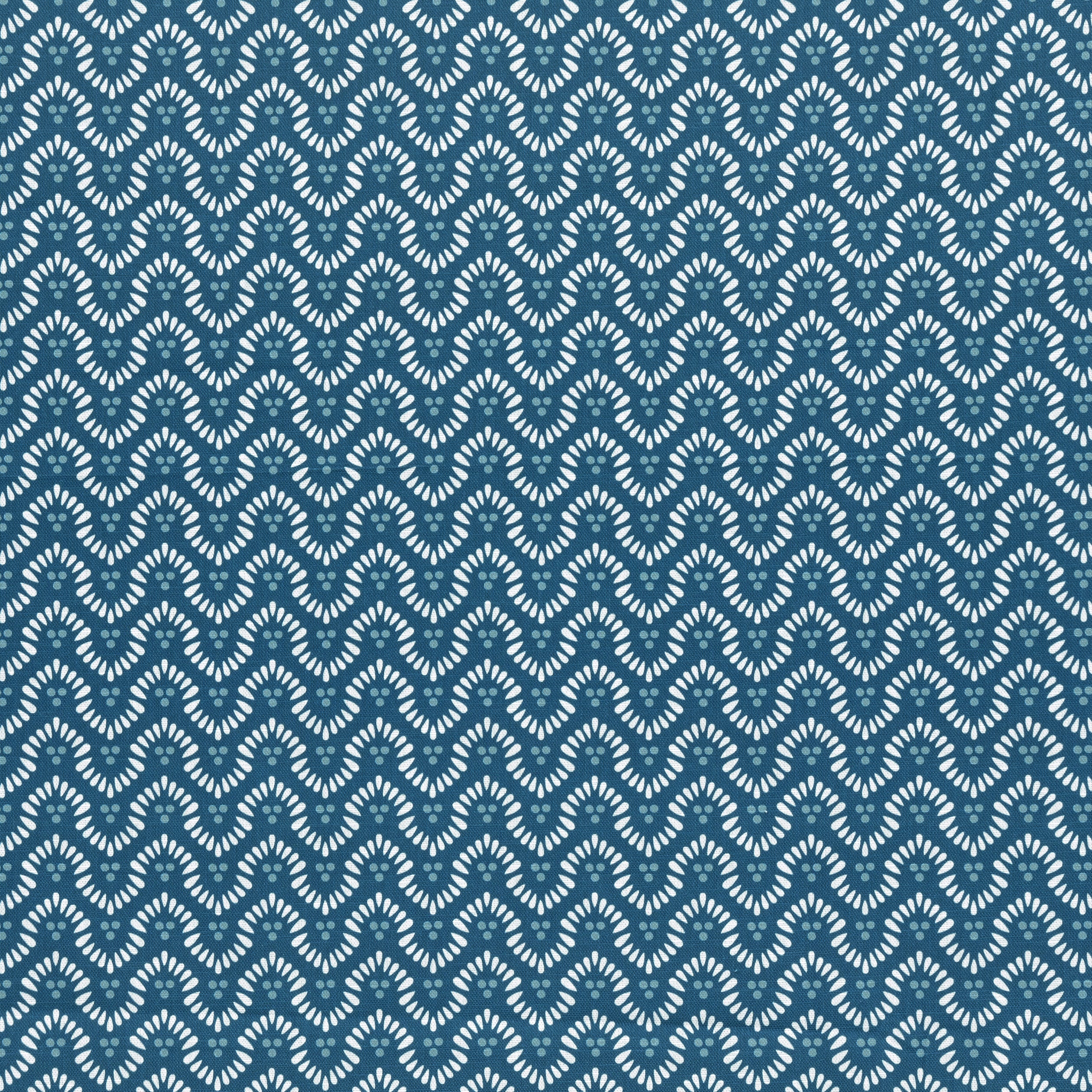 Wynford fabric in navy color - pattern number AF23149 - by Anna French in the Willow Tree collection