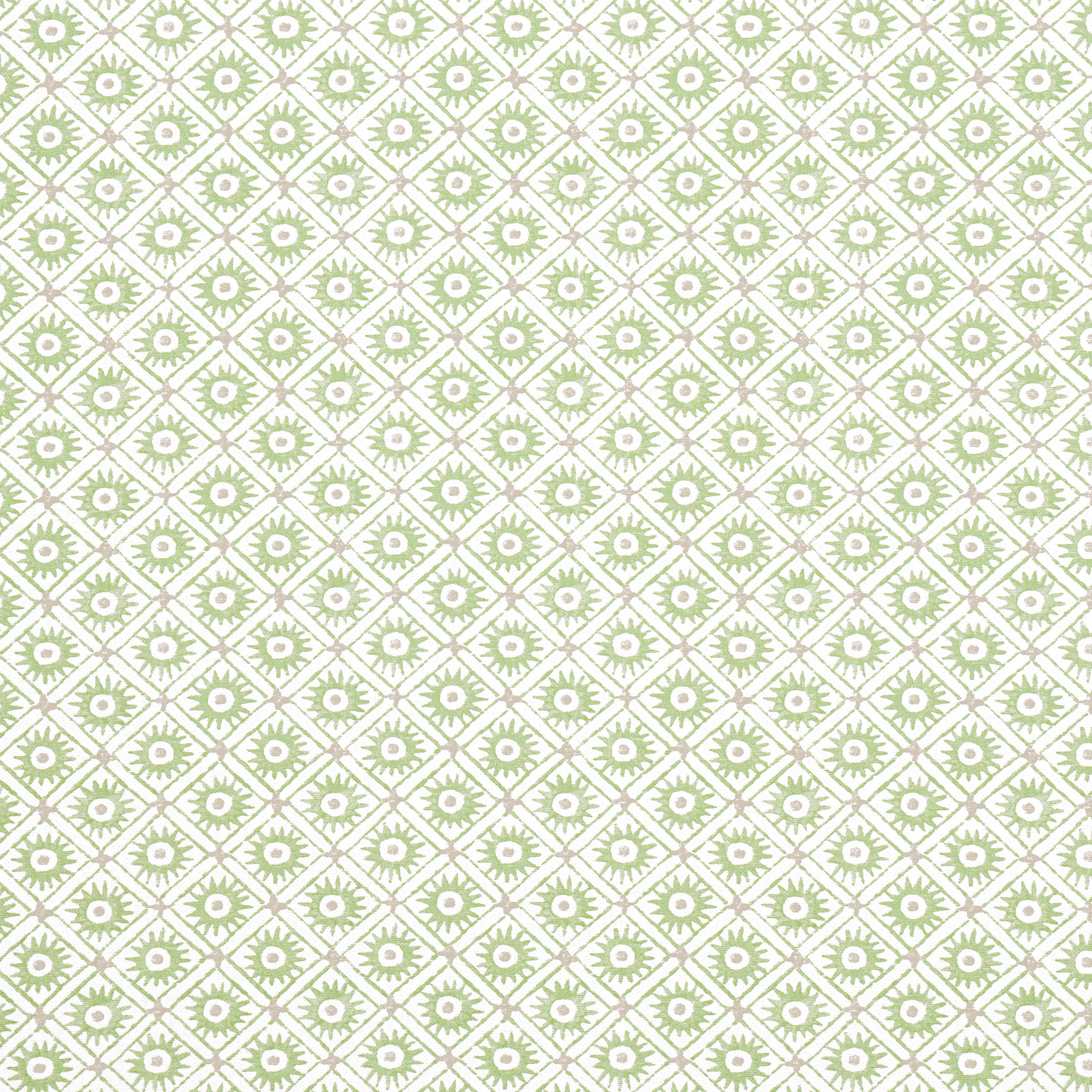 Mini Sun fabric in Green color - pattern number AF24568 - by Anna French in the Devon collection