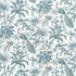 Peacock Toile fabric in blue and green color - pattern number AF57830 - by Anna French in the Bristol collection