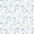 Newlands Toile fabric in soft blue color - pattern number AF57834 - by Anna French in the Bristol collection