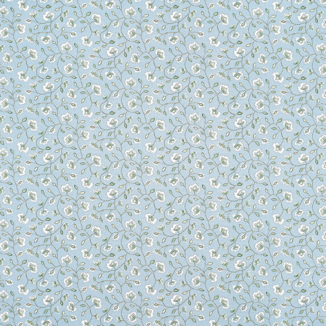 Chelsea fabric in soft blue and green color - pattern number AF57839 - by Anna French in the Bristol collection