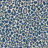African Leopard fabric in navy color - pattern number AF72981 - by Anna French in the Manor collection