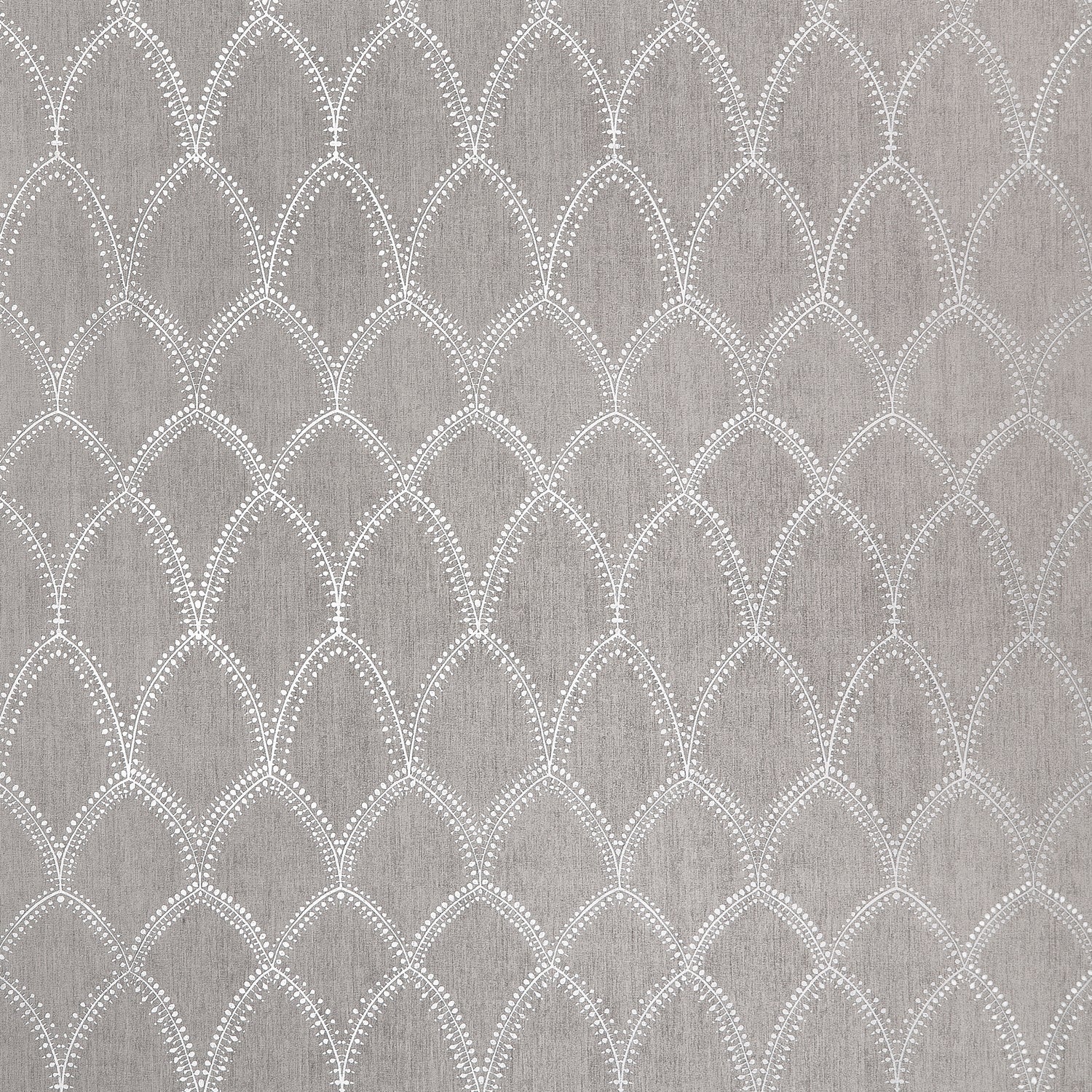 Burmese fabric in grey color - pattern number AF73012 - by Anna French in the Meridian collection