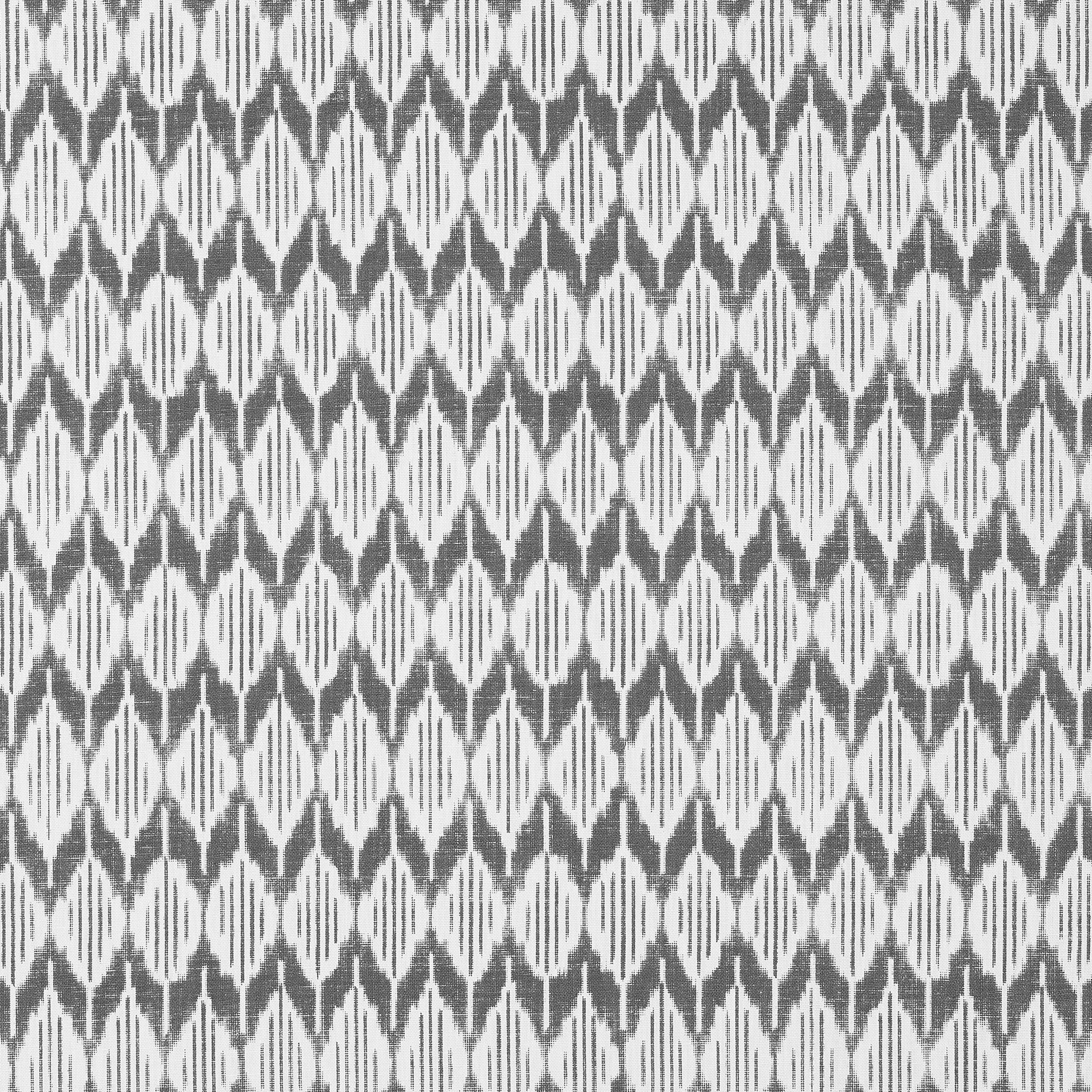 Balin Ikat fabric in black color - pattern number AF73020 - by Anna French in the Meridian collection