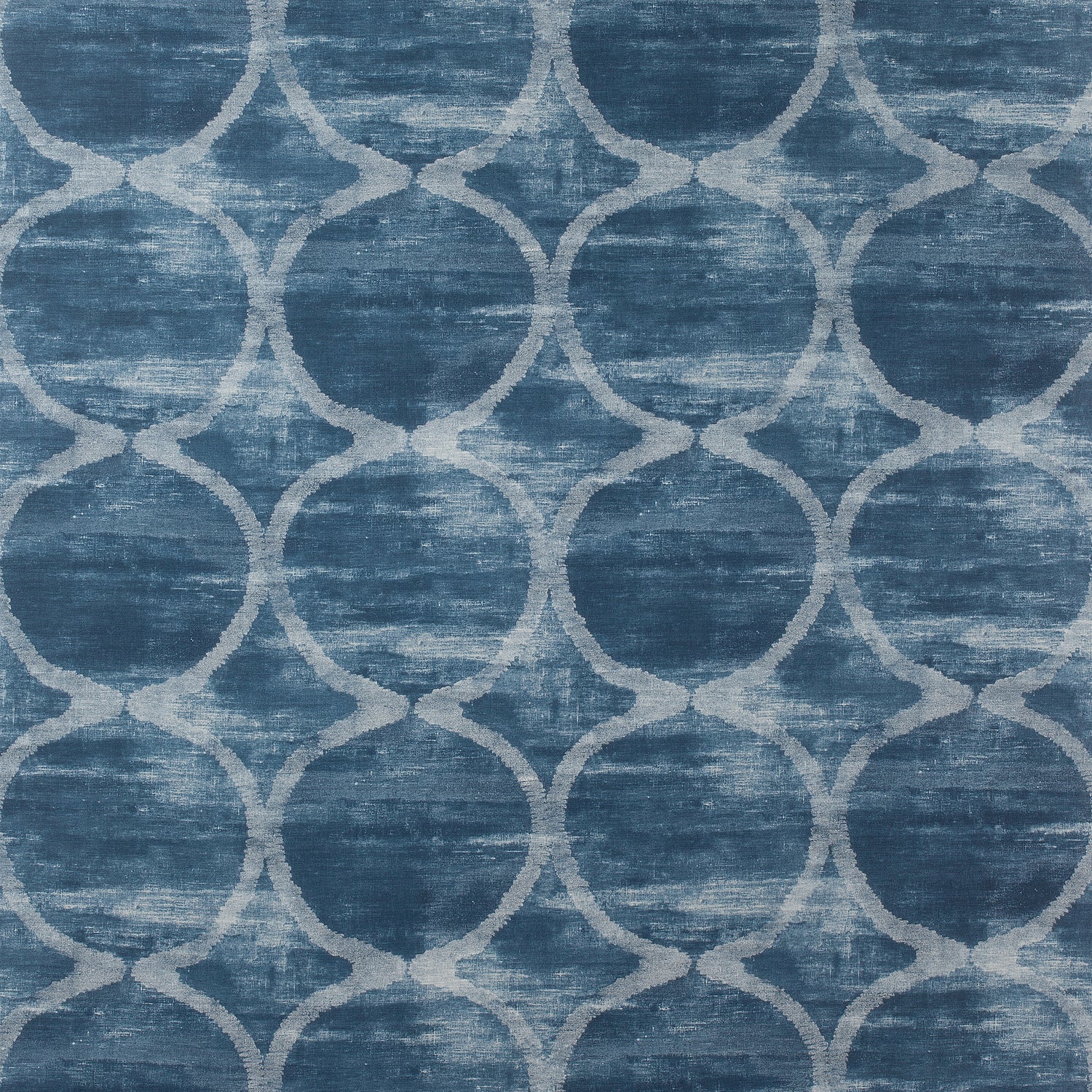 Watercourse fabric in navy color - pattern number AF73032 - by Anna French in the Meridian collection