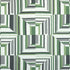 Cubism fabric in green on white  color - pattern number AF9649 - by Anna French in the Savoy collection