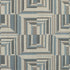 Cubism fabric in spa blue on flax  color - pattern number AF9653 - by Anna French in the Savoy collection