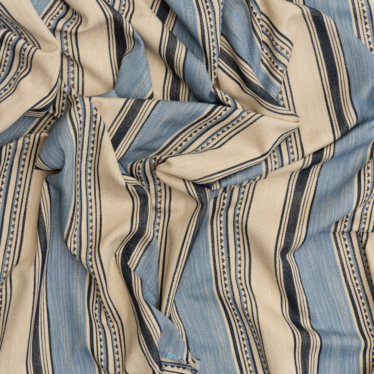 Las Salinas fabric in 8 Blue color - pattern number AM100097.550.0 - by Kravet Couture in the Andrew Martin G.O.A.T. collection