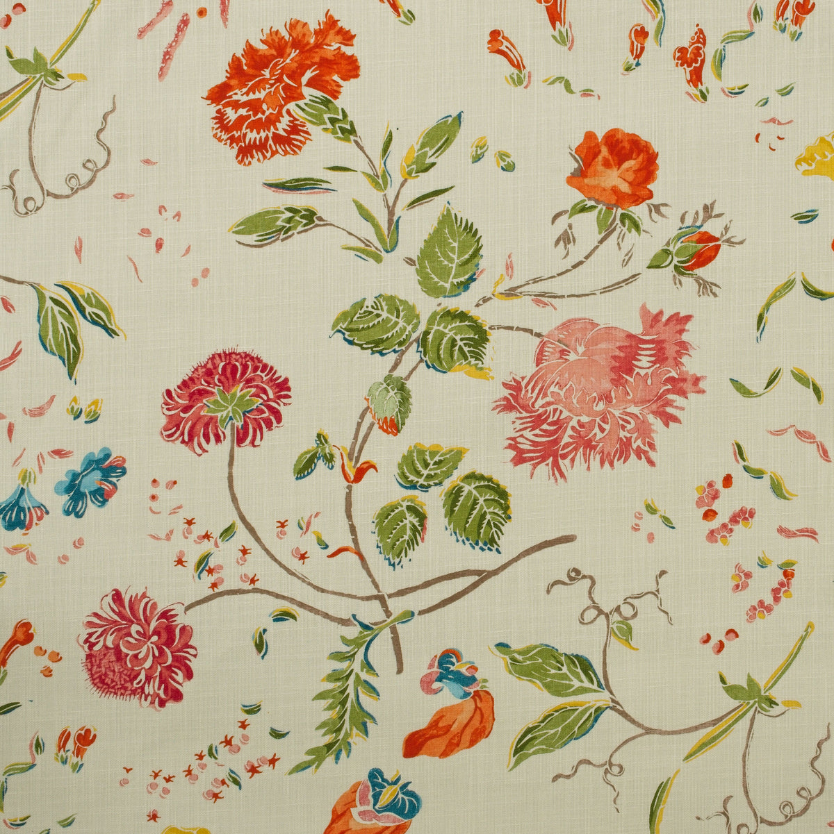 Wild Wood fabric in Ivory Outdoor color - pattern number AM100413.712.0 - by Kravet Couture in the Andrew Martin The Secret Garden Indoor Outdoor collection