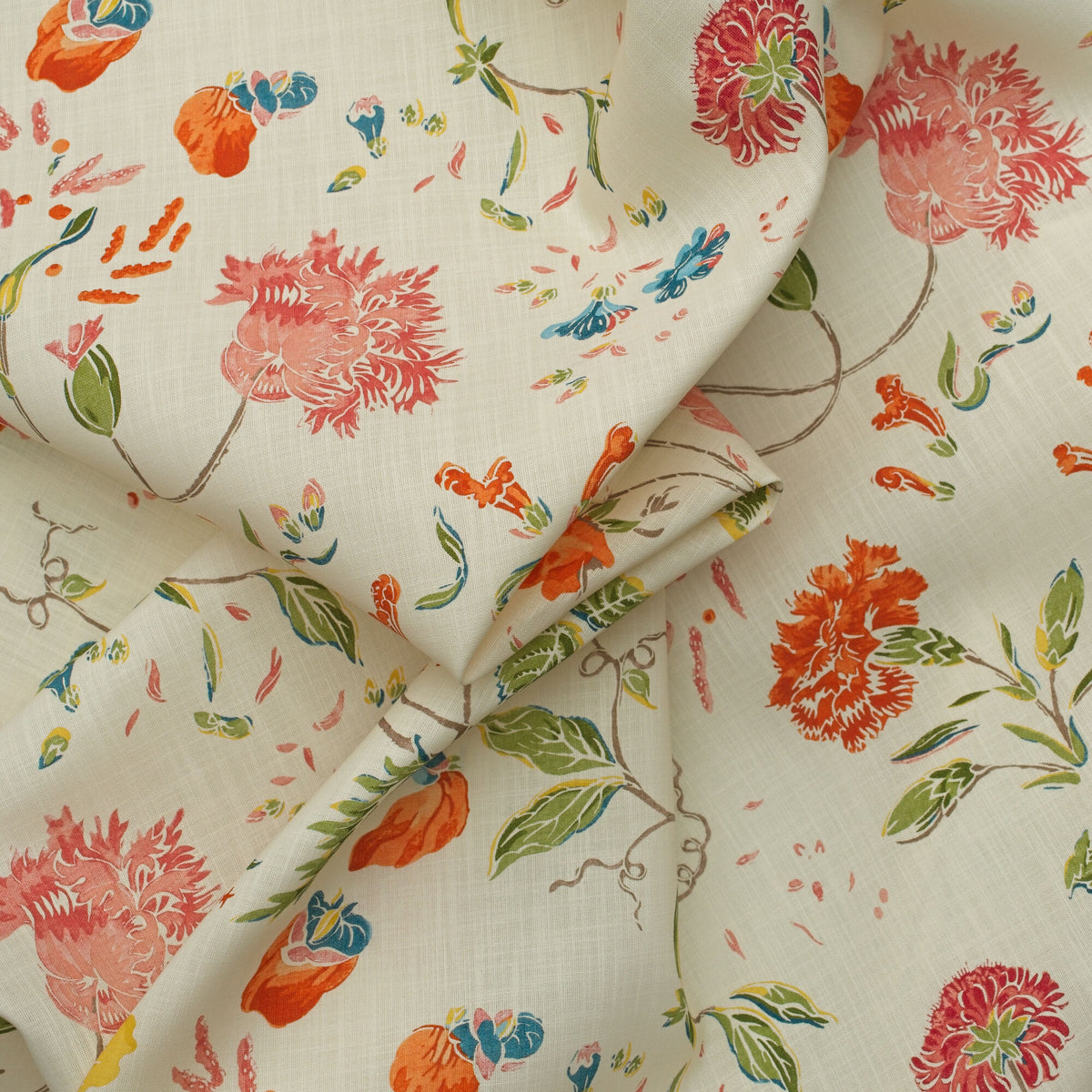 Wild Wood fabric in Ivory Outdoor color - pattern number AM100413.712.0 - by Kravet Couture in the Andrew Martin The Secret Garden Indoor Outdoor collection