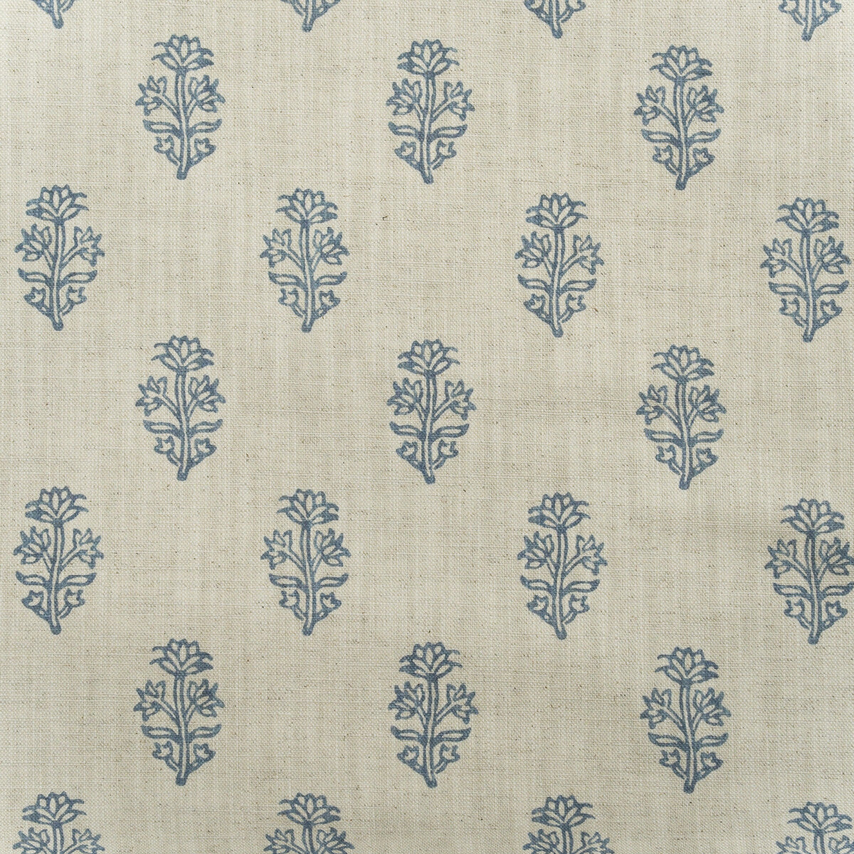 Buttercup fabric in denim color - pattern number AM100445.5.0 - by Kravet Couture in the Andrew Martin Pavilion collection