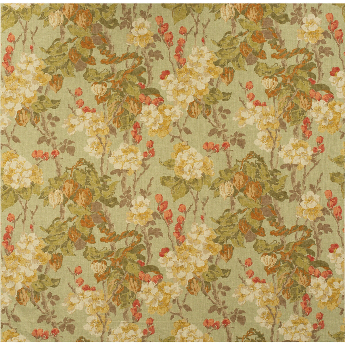 Midsummer fabric in sage color - pattern number AM100447.340.0 - by Kravet Couture in the Andrew Martin Pavilion collection