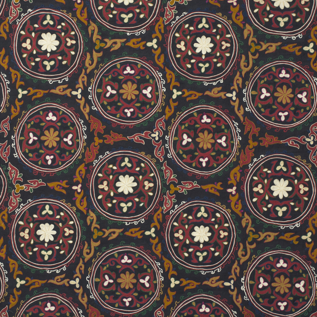 Yurt fabric in ember color - pattern number AM100453.819.0 - by Kravet Couture in the Andrew Martin Folklore collection