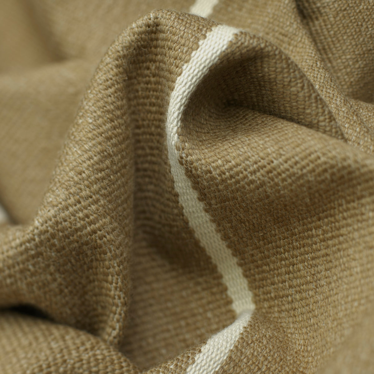 Desert Stripe fabric in Ivory color - pattern number AM100465.166.0 - by Kravet Couture in the Andrew Martin G.O.A.T. collection