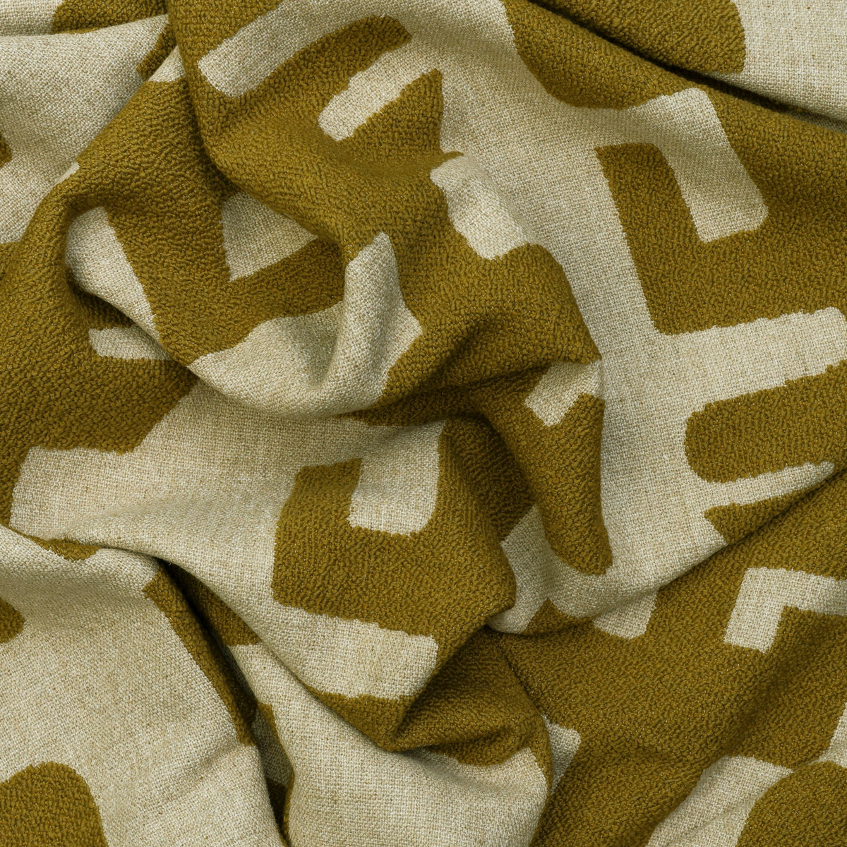 Peru fabric in Olive color - pattern number AM100466.314.0 - by Kravet Couture in the Andrew Martin G.O.A.T. collection