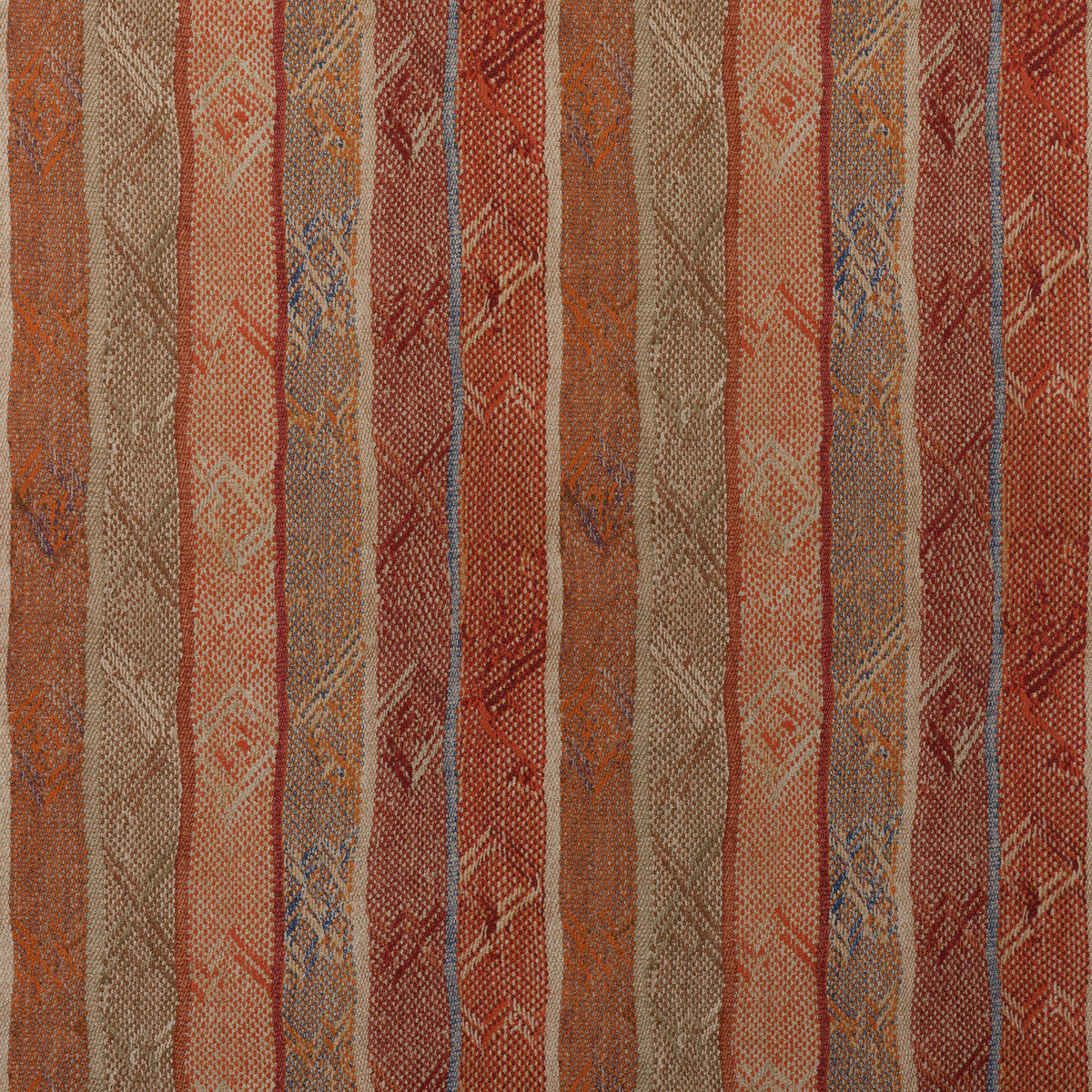 Isthmus fabric in brick/chocolate color - pattern number AM100478.619.0 - by Kravet Couture in the Andrew Martin Argonaut collection