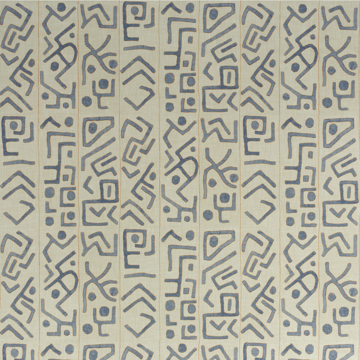 Trojan Outdoor fabric in denim color - pattern number AM100482.516.0 - by Kravet Couture in the Andrew Martin Argonaut Indoor/Outdoor collection