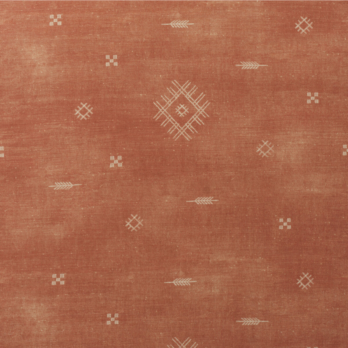 Jericho fabric in brick color - pattern number AM100484.12.0 - by Kravet Couture in the Andrew Martin Argonaut collection