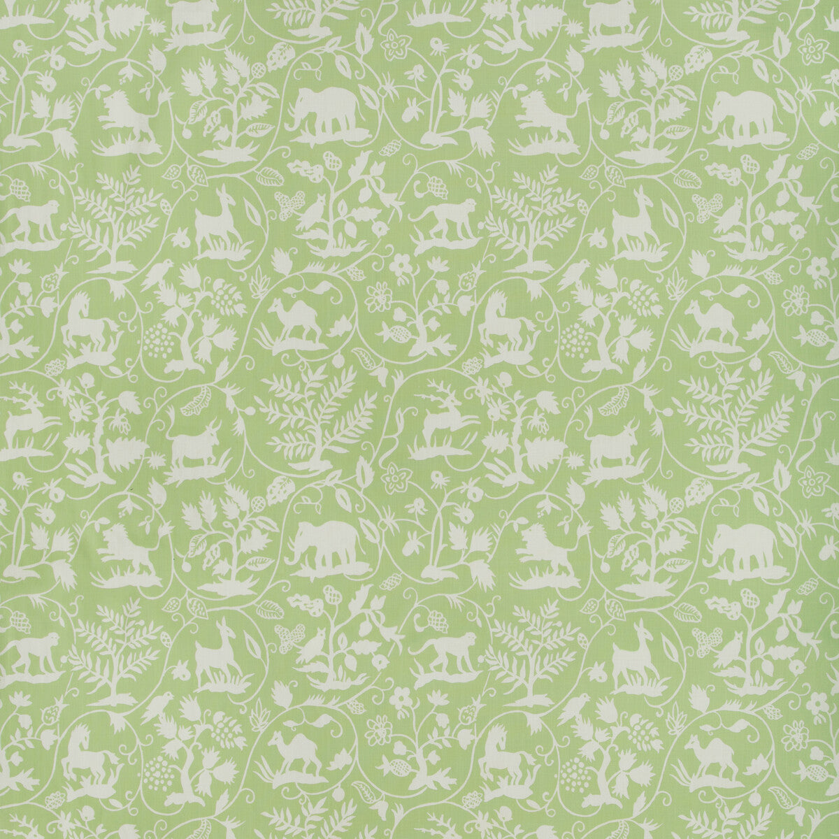 Animaltale fabric in apple color - pattern ANIMALTALE.13.0 - by Kravet Basics in the Bermuda collection