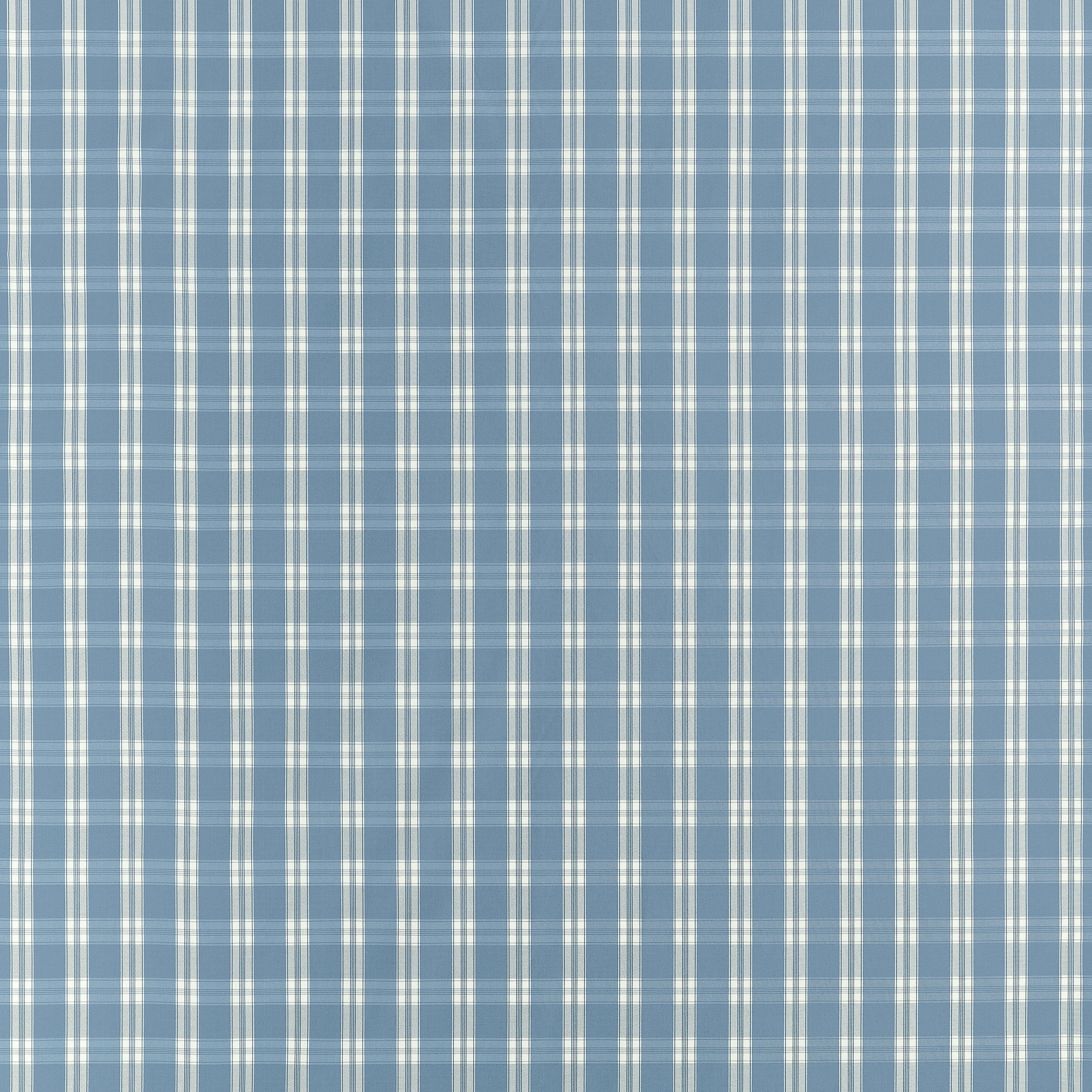 Payton Check fabric in blue color - pattern number AW10708 - by Anna French in the Clermont collection