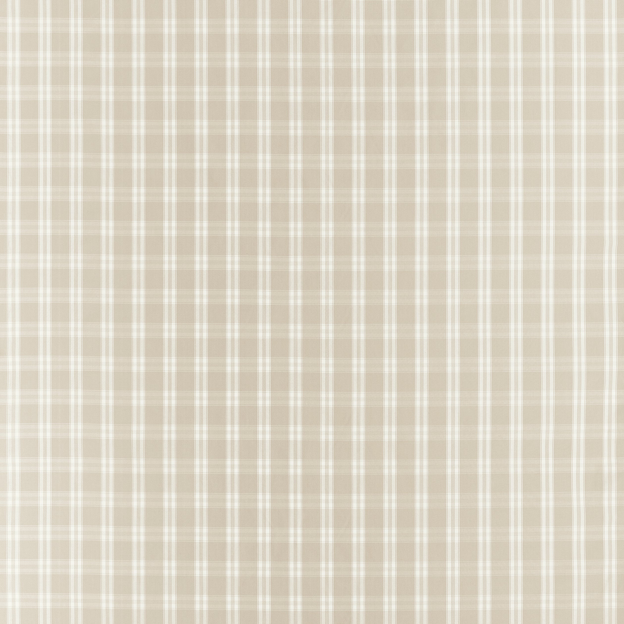 Payton Check fabric in beige color - pattern number AW10710 - by Anna French in the Clermont collection
