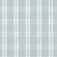 Payton Check fabric in spa blue color - pattern number AW10711 - by Anna French in the Clermont collection