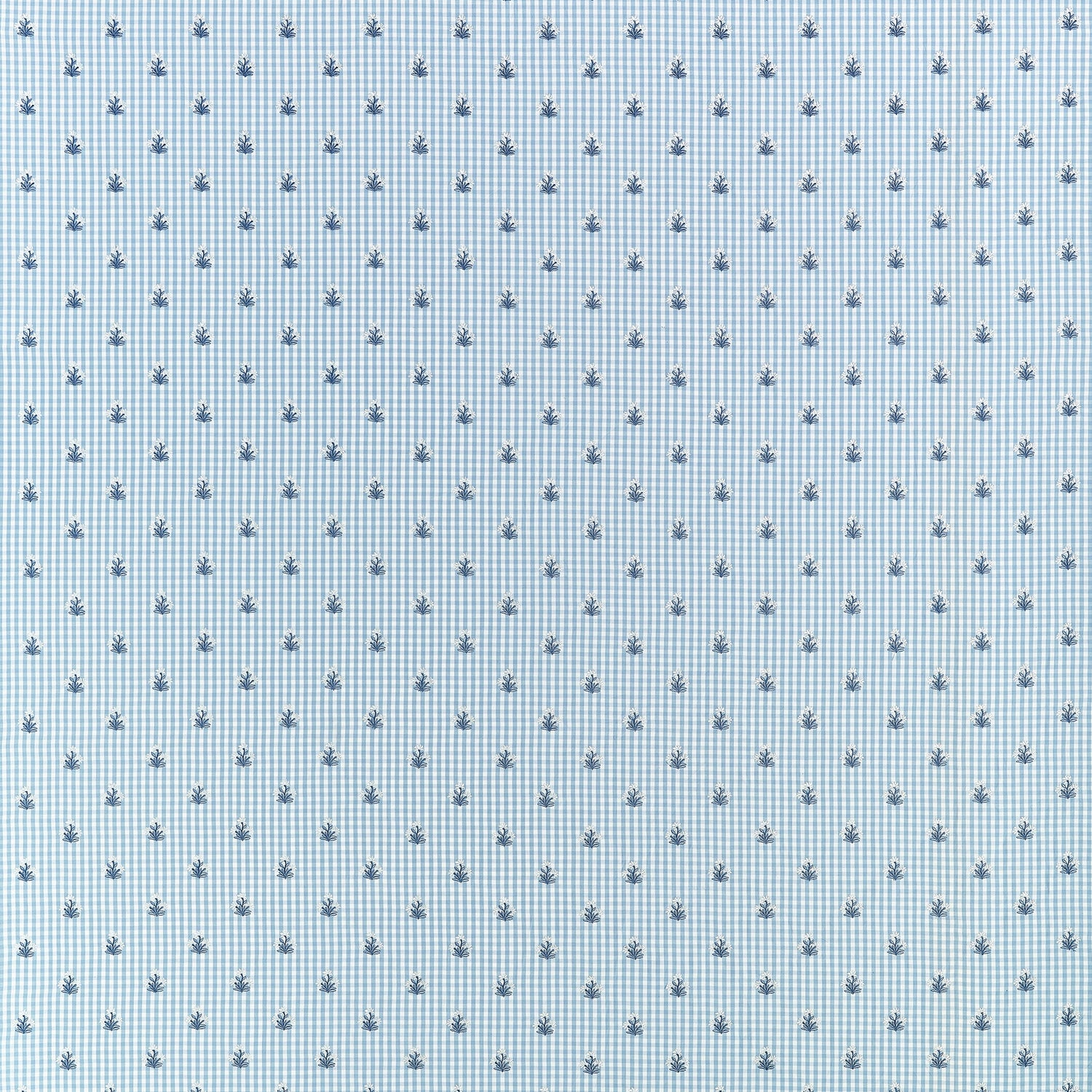 Sue Belle Embroidery fabric in sky color - pattern number AW10760 - by Anna French in the Clermont collection