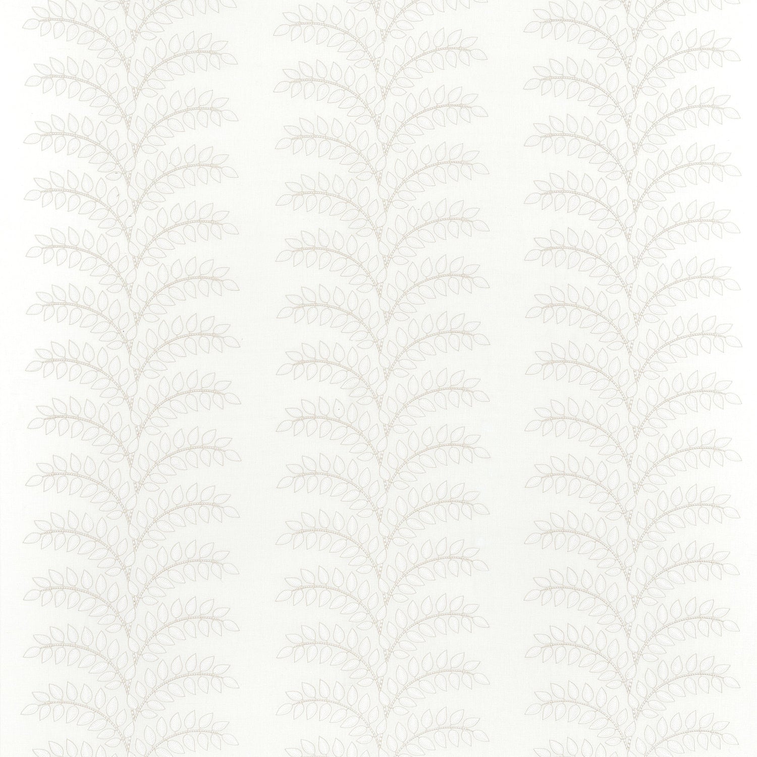 Frondescence Embriodery Off White Fabric