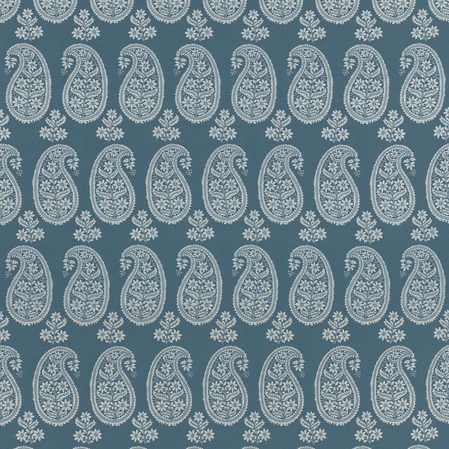 Campainia Paisley Blue Fabric