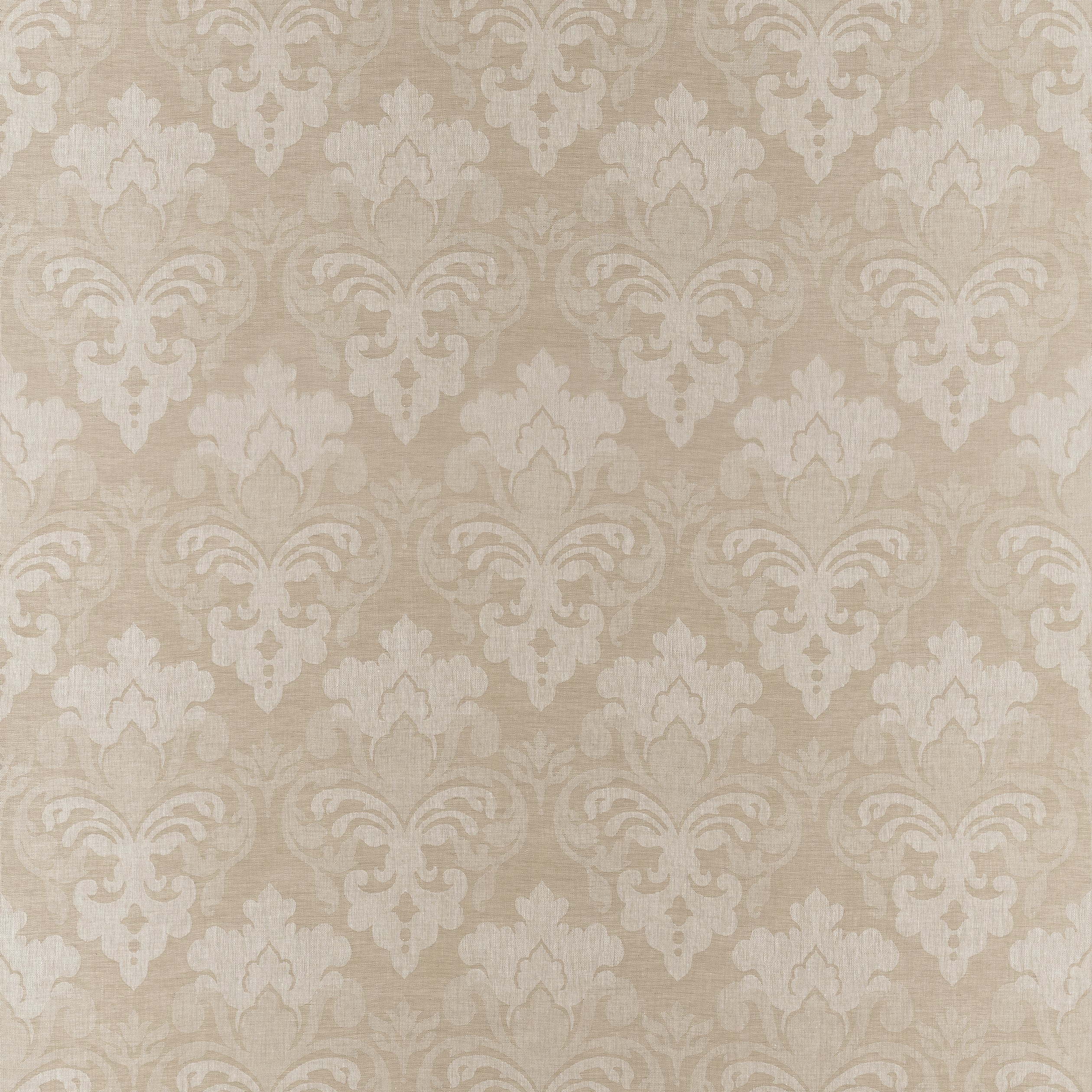 Darcey Damask Beige Fabric