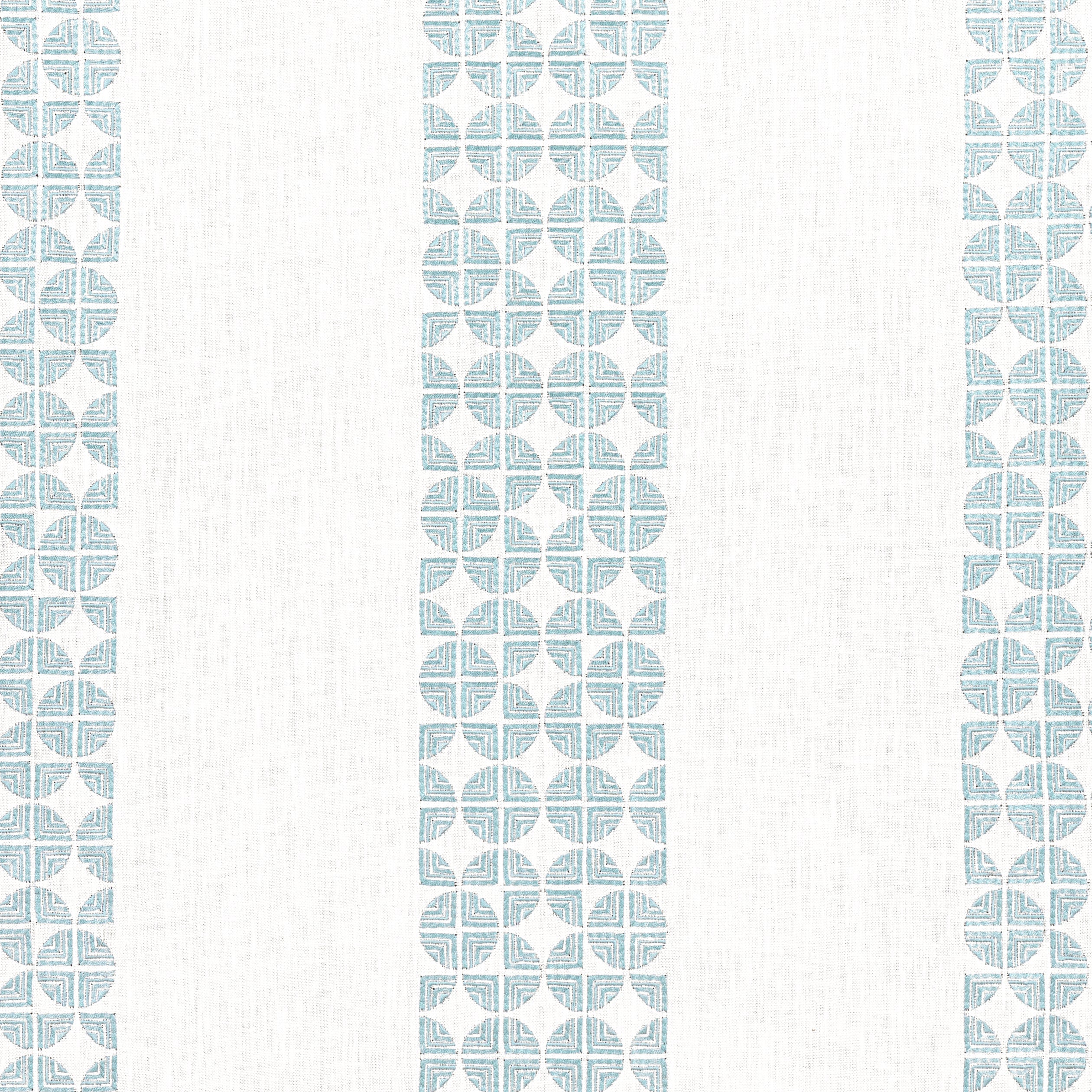 Fairmont Stripe Embroidery fabric in soft blue color - pattern number AW23128 - by Anna French in the Willow Tree collection