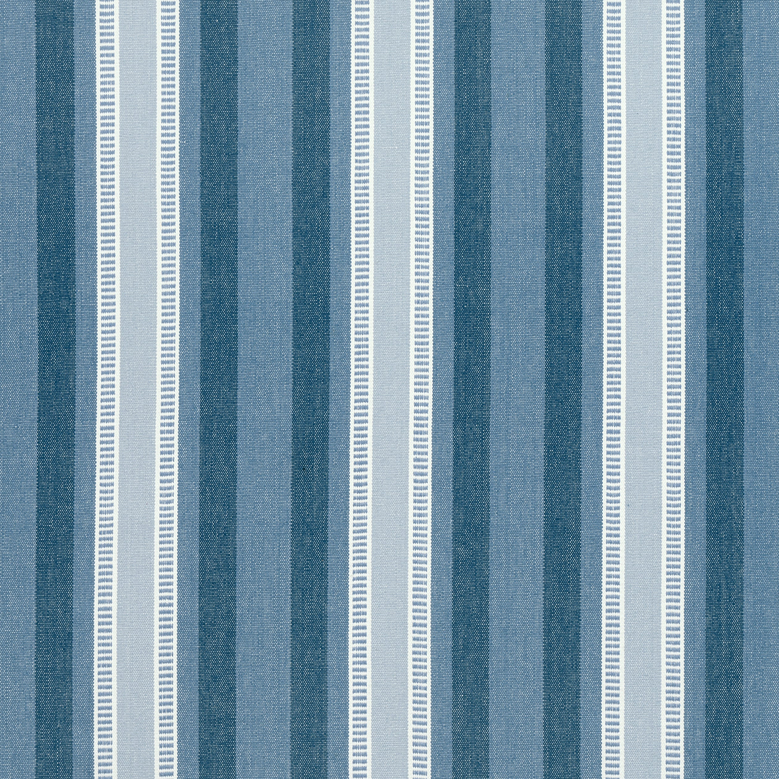 Dearden Stripe fabric in navy color - pattern number AW23156 - by Anna French in the Willow Tree collection