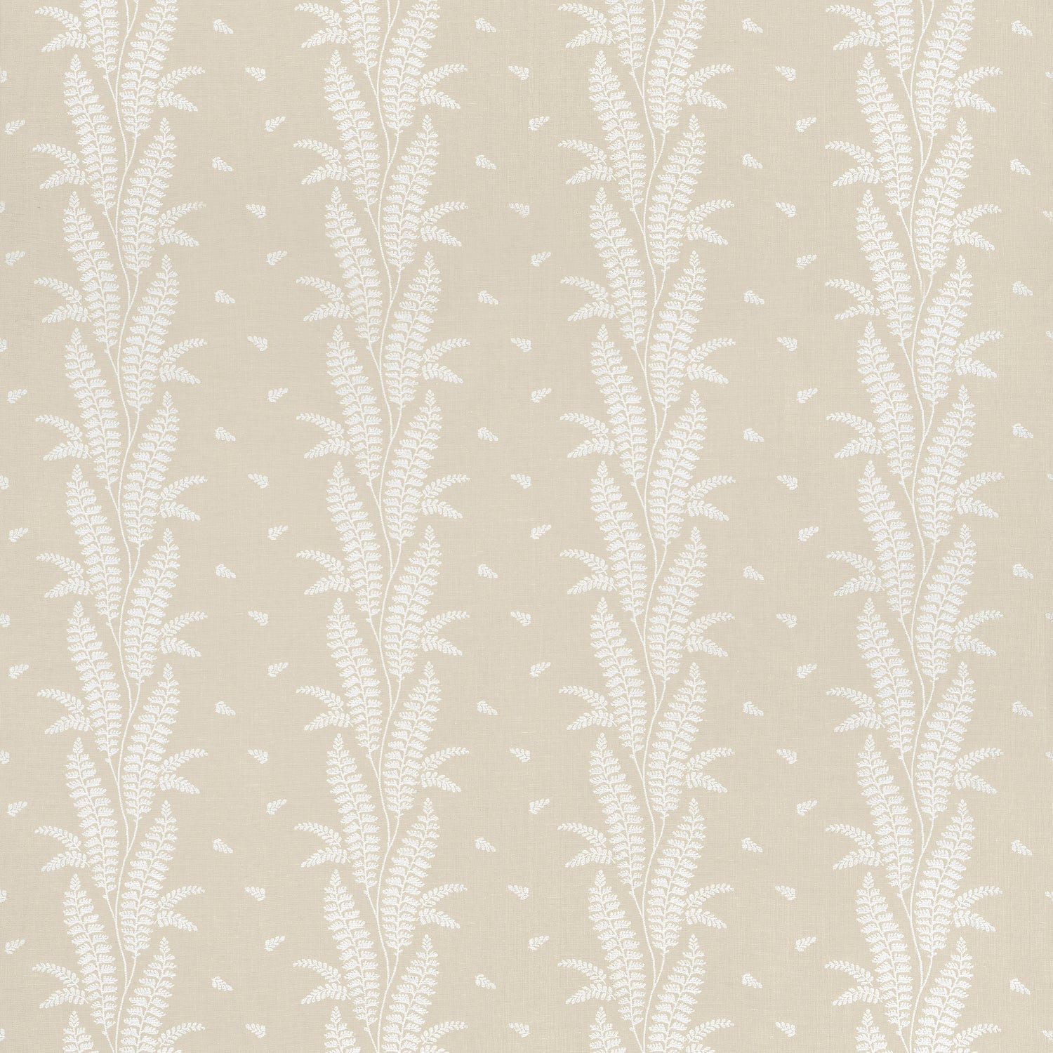 Ensbury Fern fabric in beige color - pattern number AW57824 - by Anna French in the Bristol collection