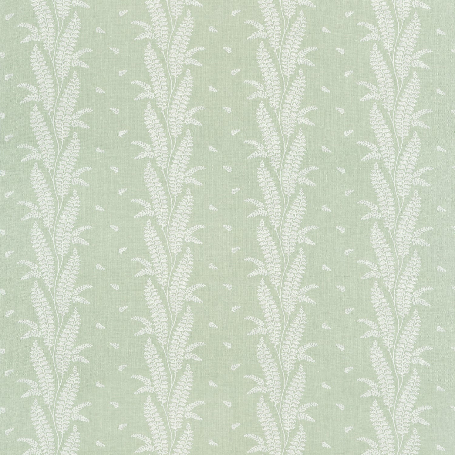 Ensbury Fern fabric in green color - pattern number AW57826 - by Anna French in the Bristol collection