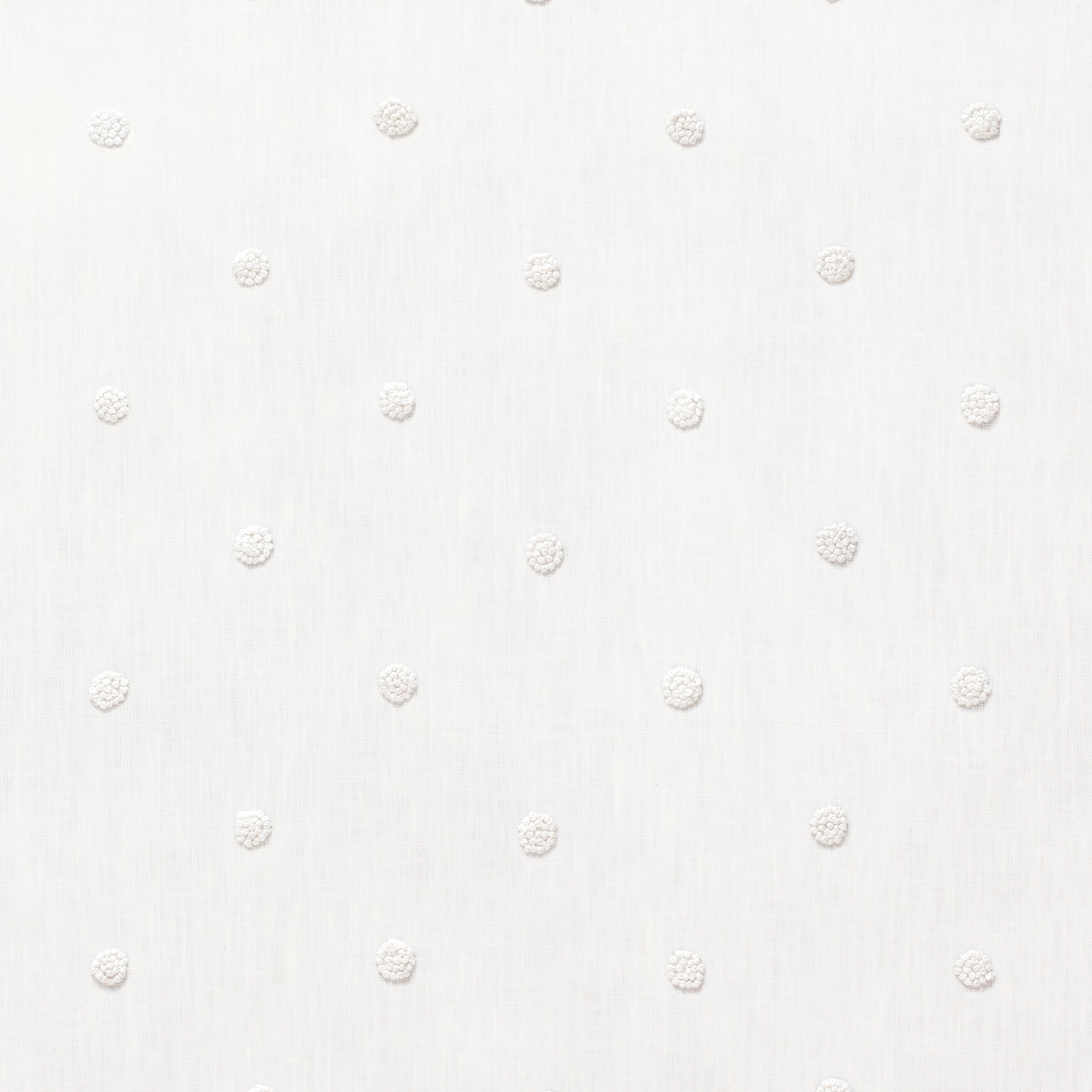 French Knot Embroidery fabric in white color - pattern number AW73010 - by Anna French in the Meridian collection