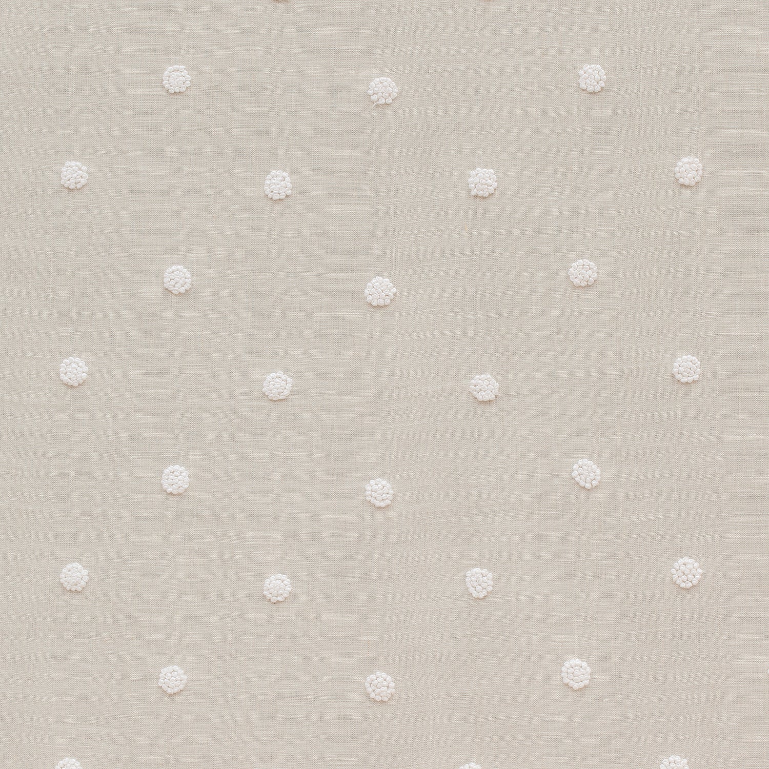 French Knot Embroidery fabric in flax color - pattern number AW73011 - by Anna French in the Meridian collection