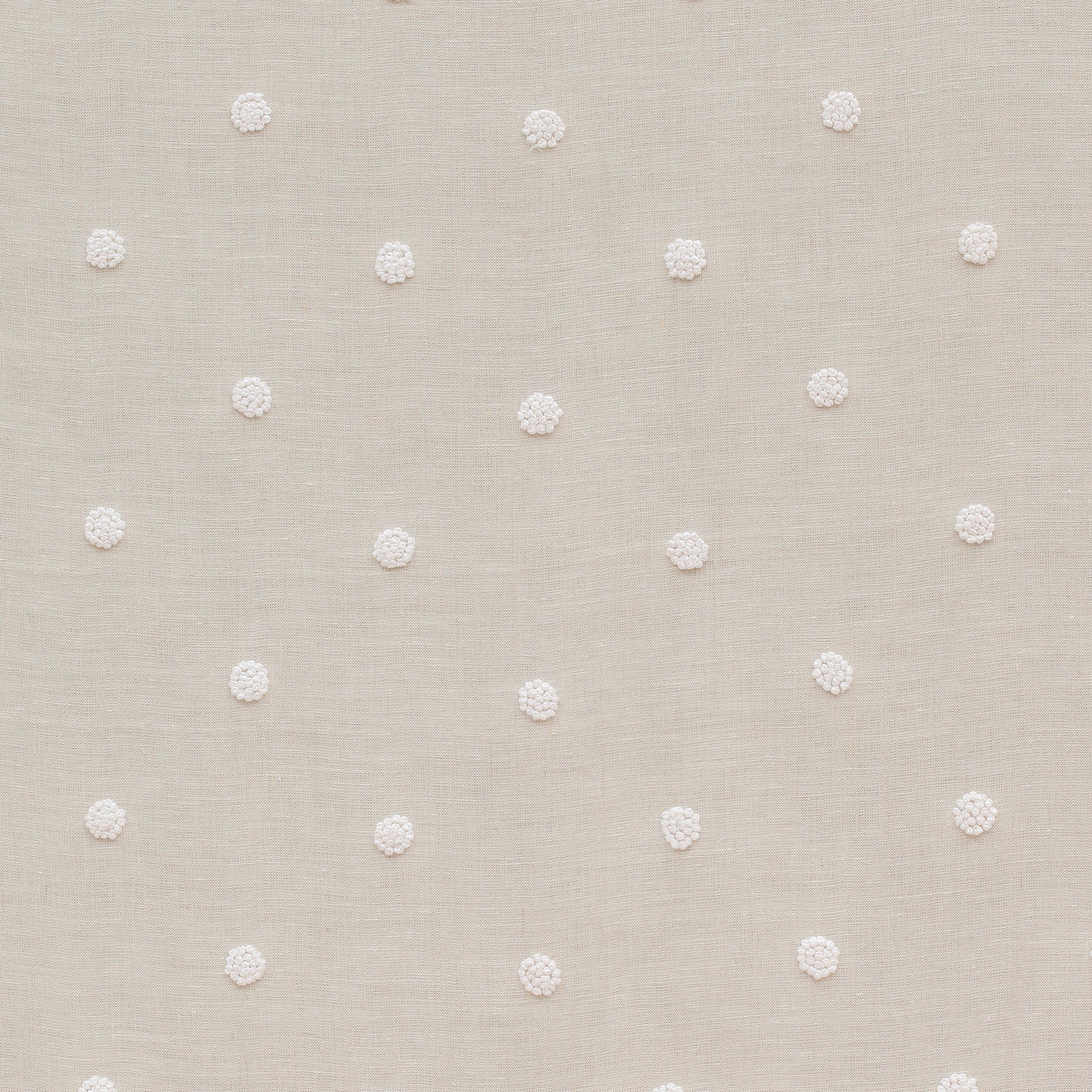 French Knot Embroidery fabric in flax color - pattern number AW73011 - by Anna French in the Meridian collection