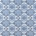 Scottsdale Embroidery fabric in blue and white color - pattern number AW73016 - by Anna French in the Meridian collection