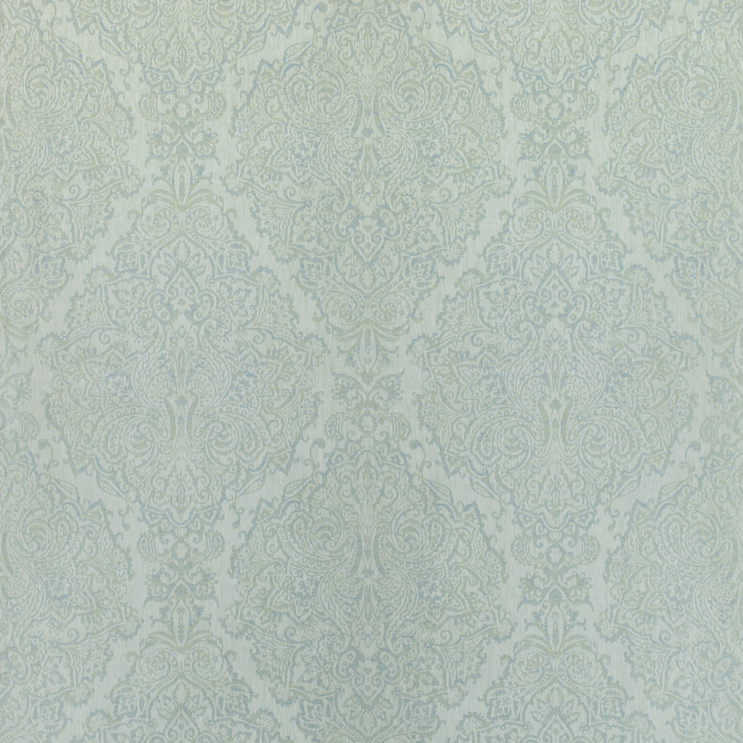 Sterling Paisley fabric in aqua color - pattern number AW73024 - by Anna French in the Meridian collection
