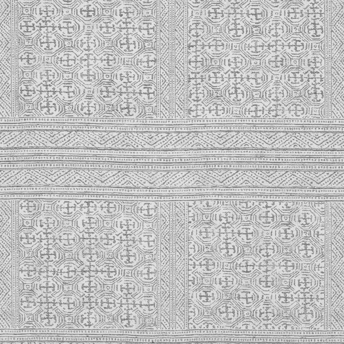 Montecito fabric in charcoal color - pattern number AW78720 - by Anna French in the Palampore collection