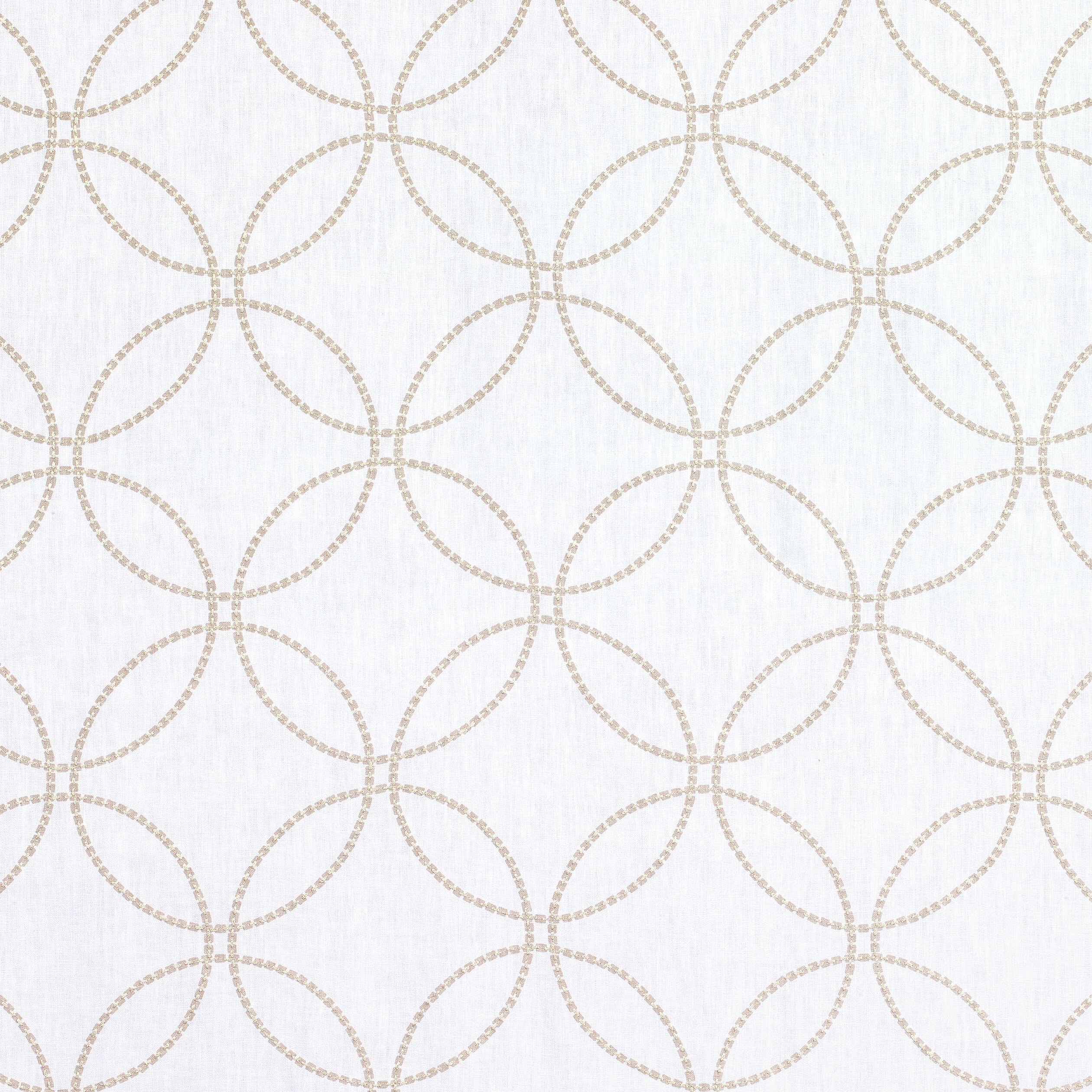 Ronda fabric in white color - pattern number AW9119 - by Anna French in the Natural Glimmer collection