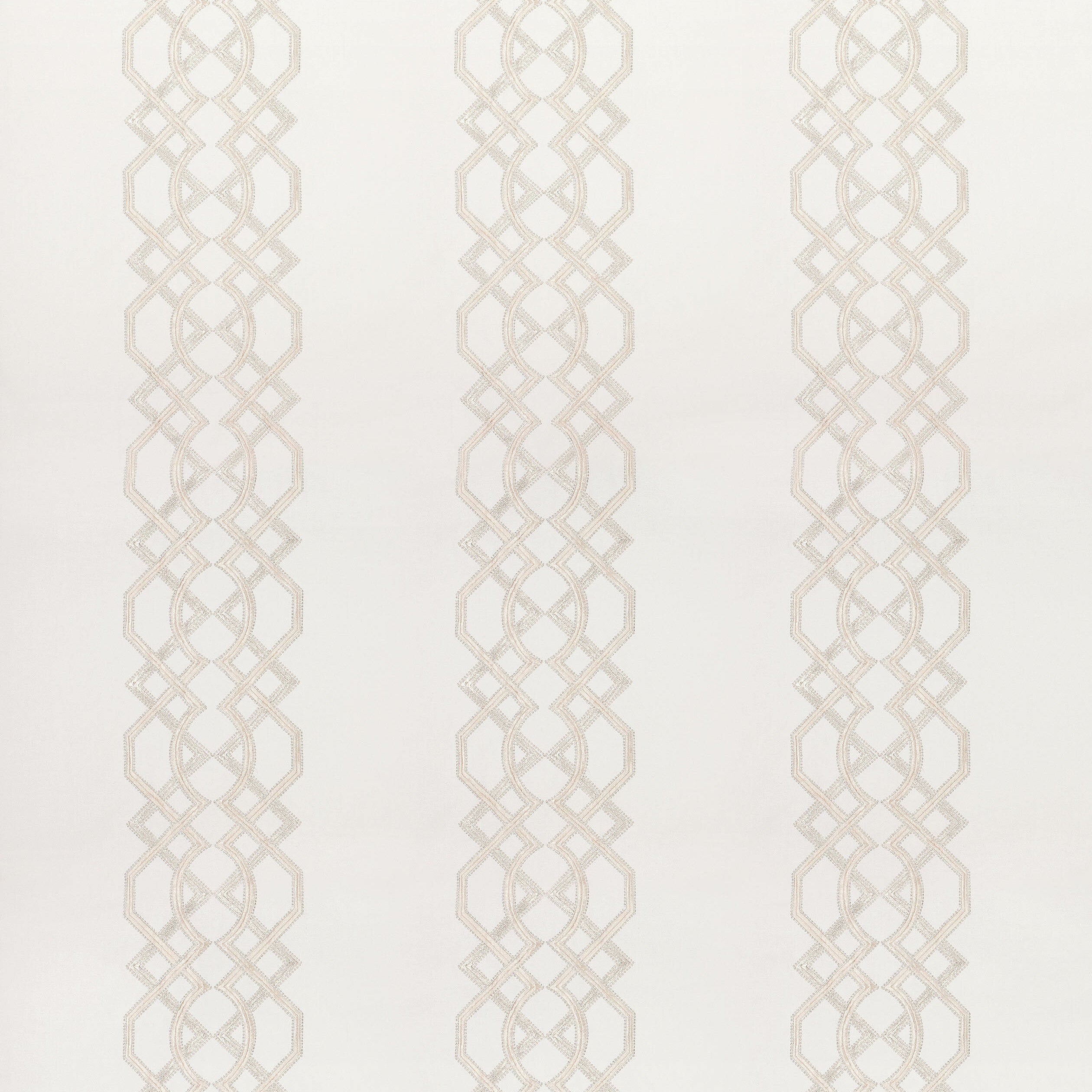 Bergman Embroidery fabric in off white color - pattern number AW9127 - by Anna French in the Natural Glimmer collection