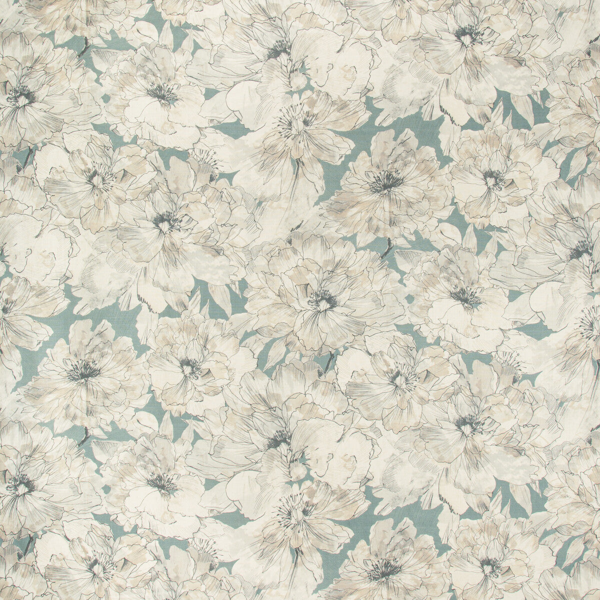 Ayrlies fabric in soft blue color - pattern AYRLIES.35.0 - by Kravet Couture in the Modern Colors-Sojourn Collection collection