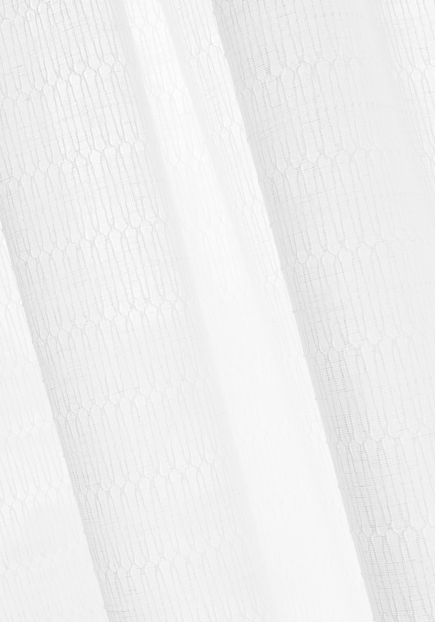 Thibaut Victoria Sheer fabric in snow white color - pattern number FWW7109 - in the Atmosphere collection