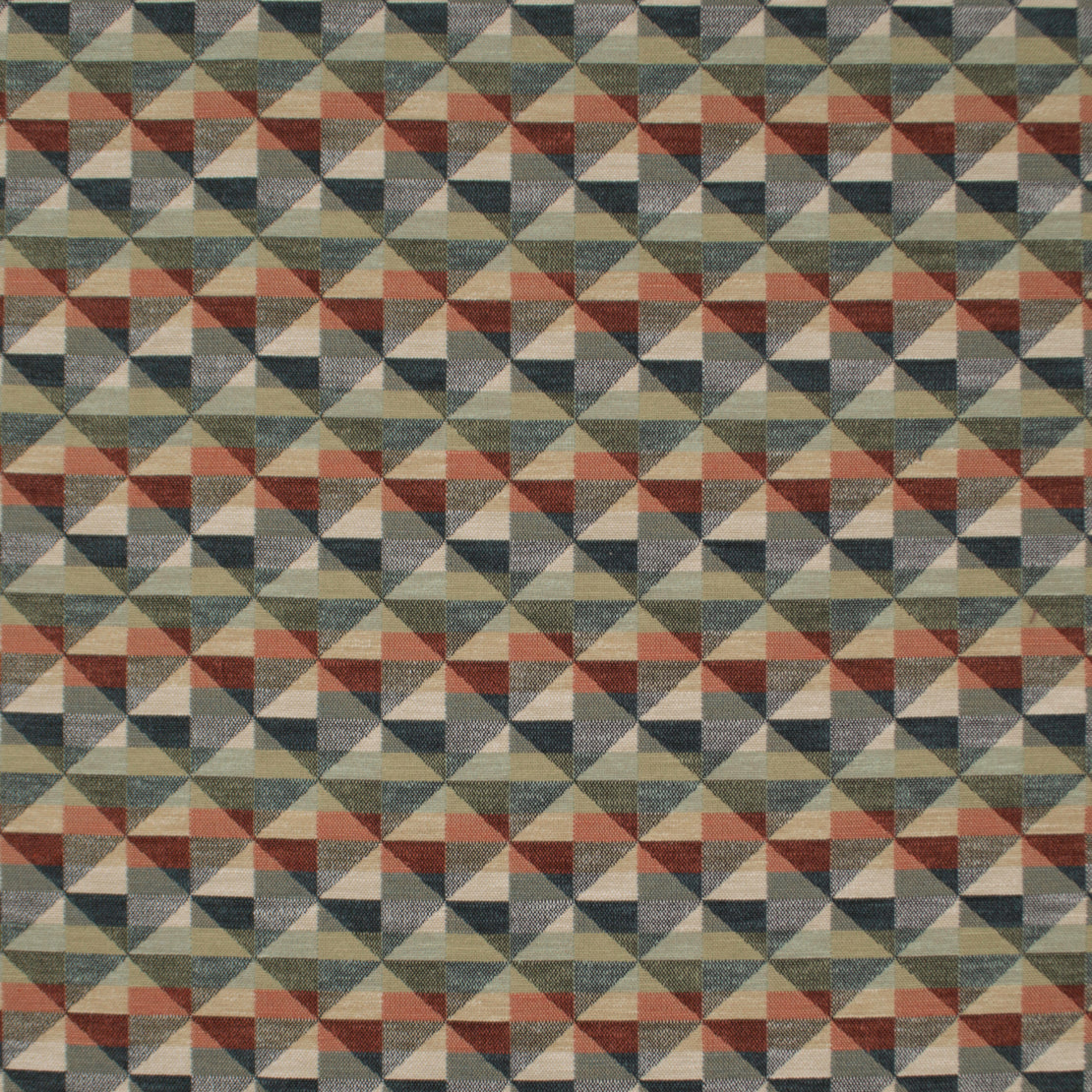 Aztec Rubric fabric in apricot color - pattern number 09233 - by Europatex in the Aztec collection