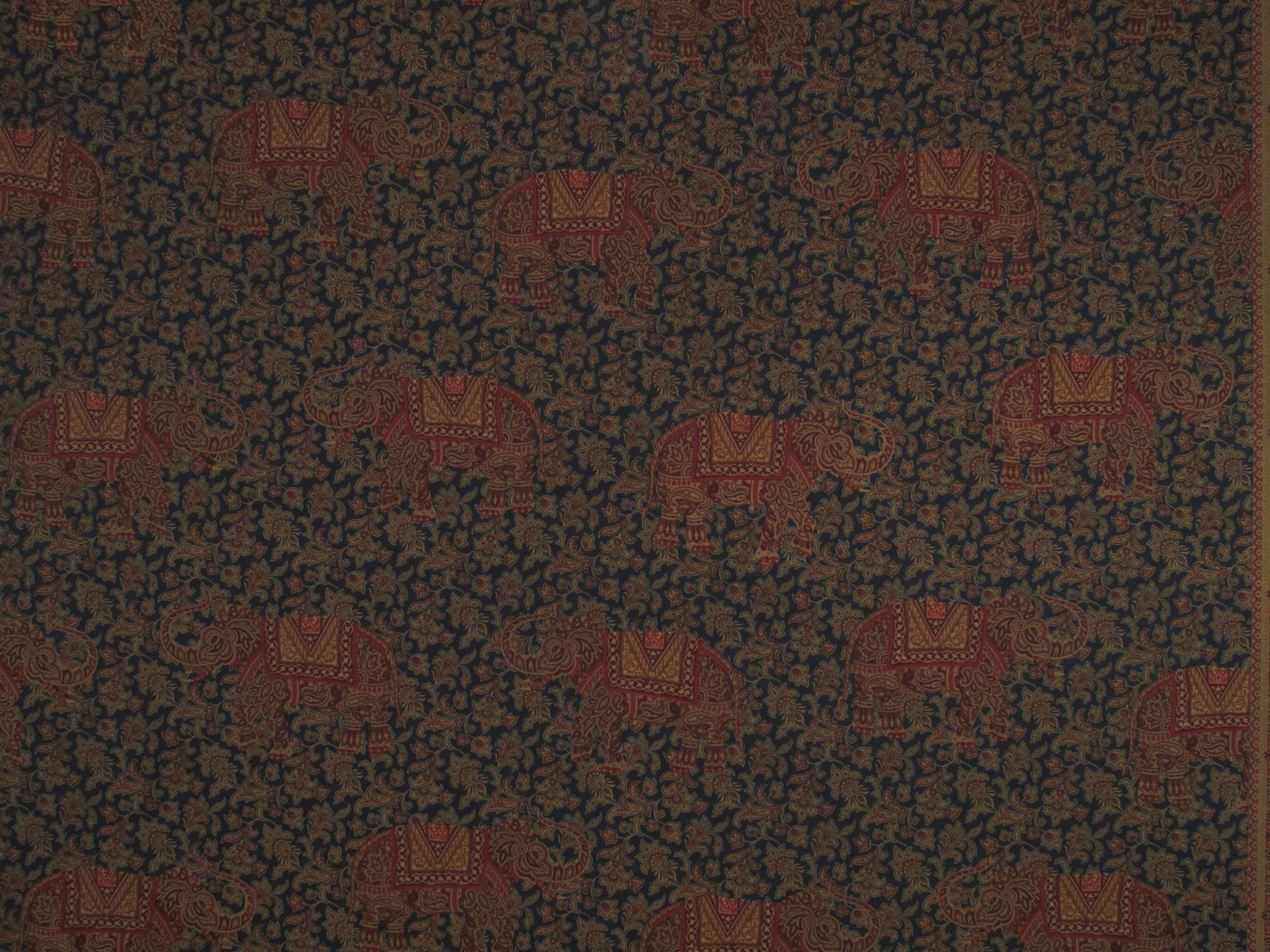 Elephanta fabric in midnight color - pattern number B0 00031210 - by Scalamandre in the Old World Weavers collection