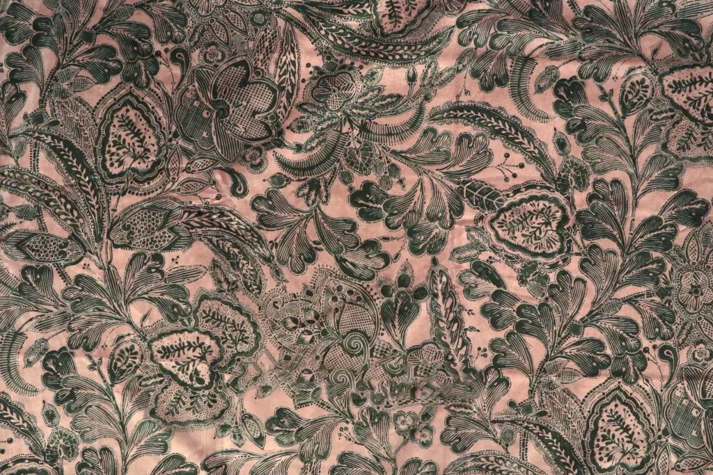 Cranbrook Printed Velvet fabric in forest color - pattern number B0 00031998 - by Scalamandre in the Old World Weavers collection