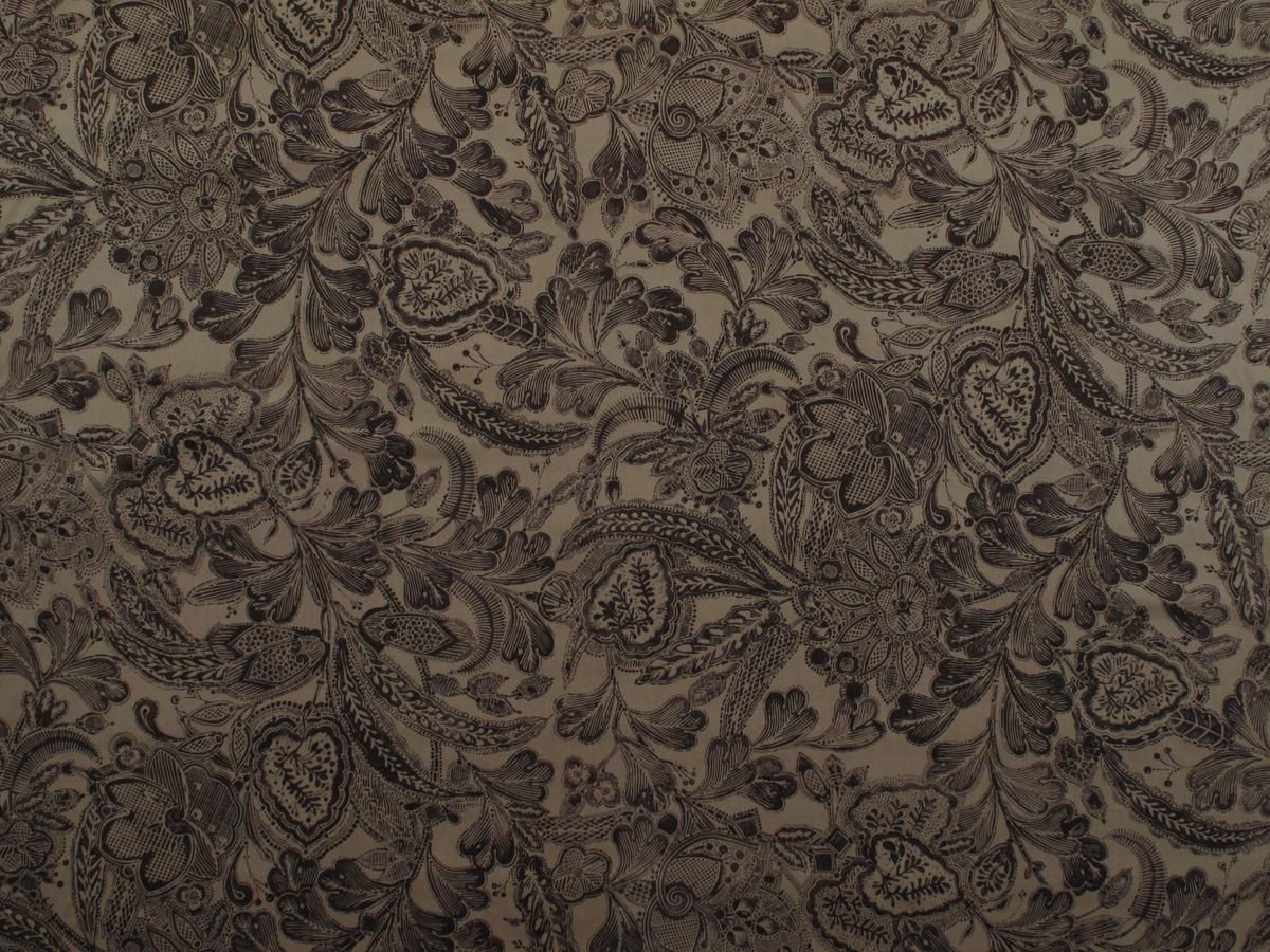 Cranbrook Printed Velvet fabric in chocolate color - pattern number B0 00041998 - by Scalamandre in the Old World Weavers collection
