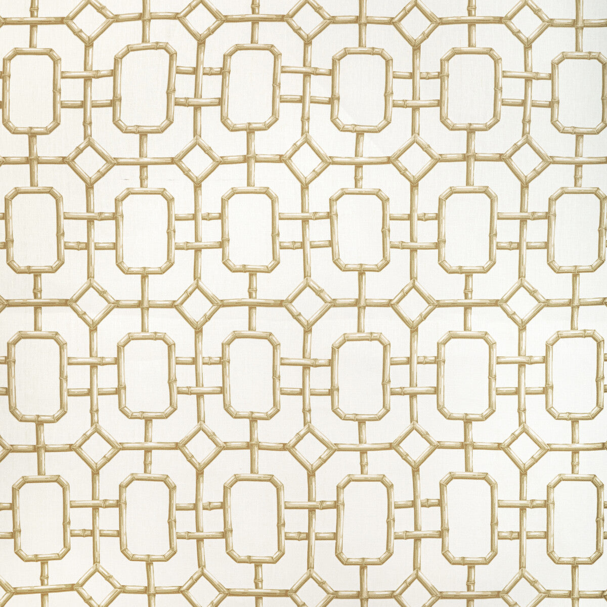 Bambu Fret fabric in dune color - pattern BAMBU FRET.166.0 - by Kravet Couture in the Jan Showers Charmant collection